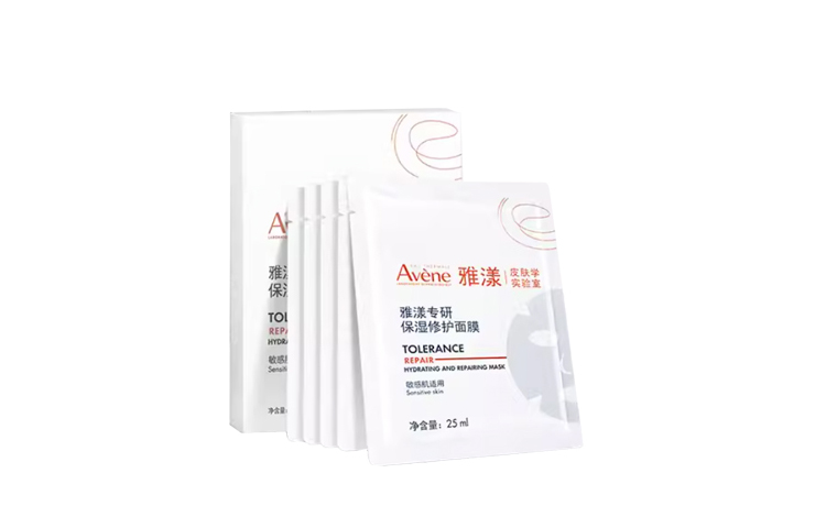 Увлажняющая и восстанавливающая тканевая маска для лица Avène Tolerance Repair, 25 мл*30 — фото 4