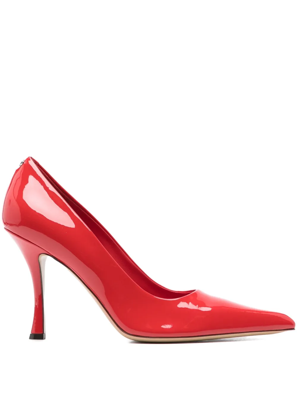 Туфли с заостренным носком Ferragamo, красный