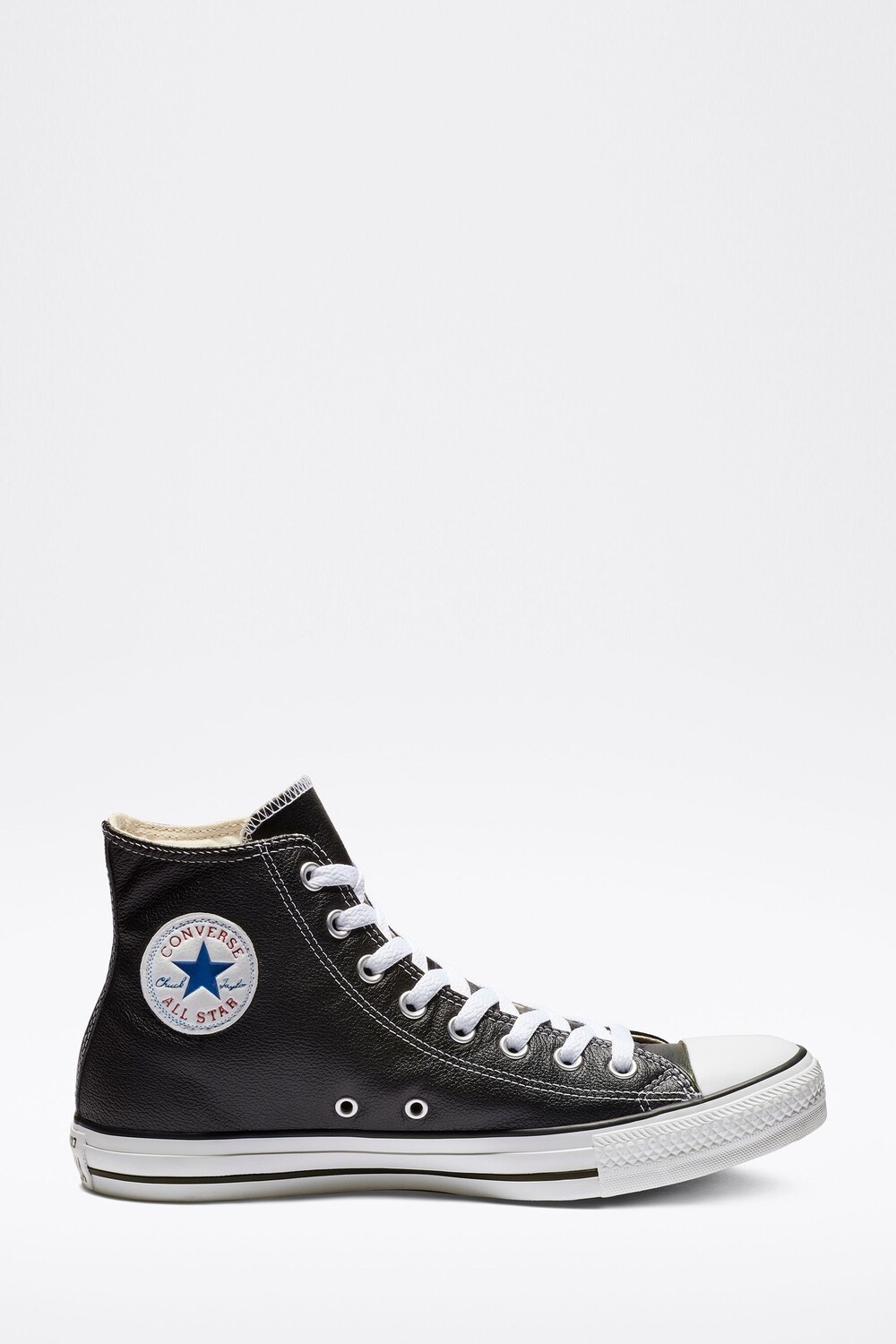 Кожаные кроссовки с высоким верхом Converse, черный