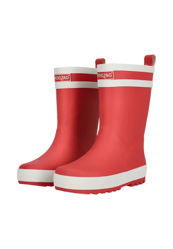 Резиновые сапоги Wellies Zigzag, огненно-красный — фото 2