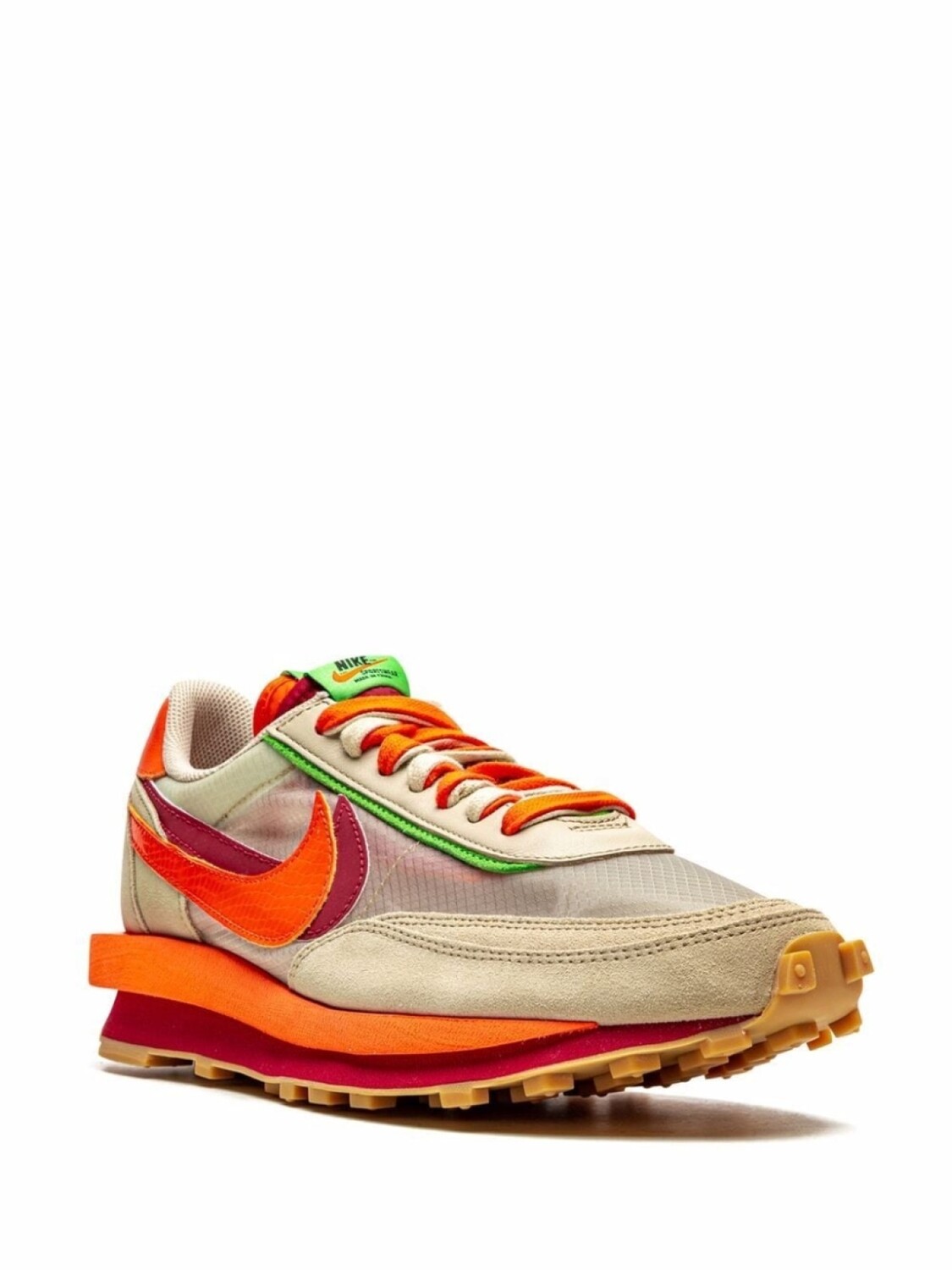 Nike кроссовки LDWaffle из коллаборации с Clot и sacai, нейтральный цвет — фото 2