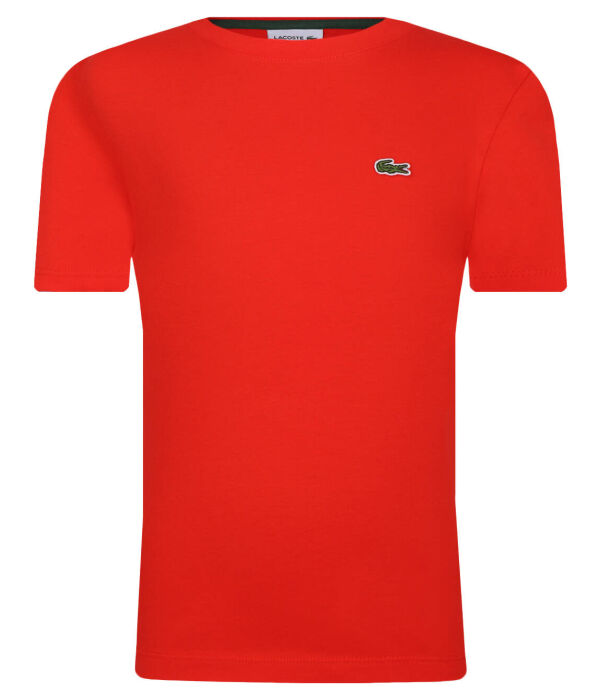 

Футболка детская Lacoste с логотипом, красный