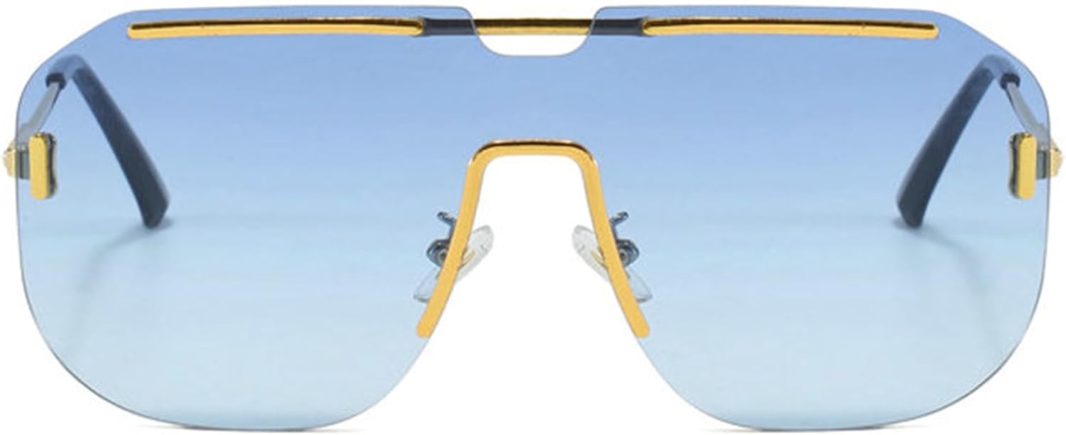 

Willochra — большие цельные квадратные солнцезащитные очки для женщин, модель 2025, роскошные мужские солнцезащитные очки в стиле панк, очки для активного отдыха, защита от УФ-излучения UV400, C4