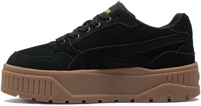 Детские кроссовки Puma Karmen II Idol Suede (унисекс), черный — фото 3