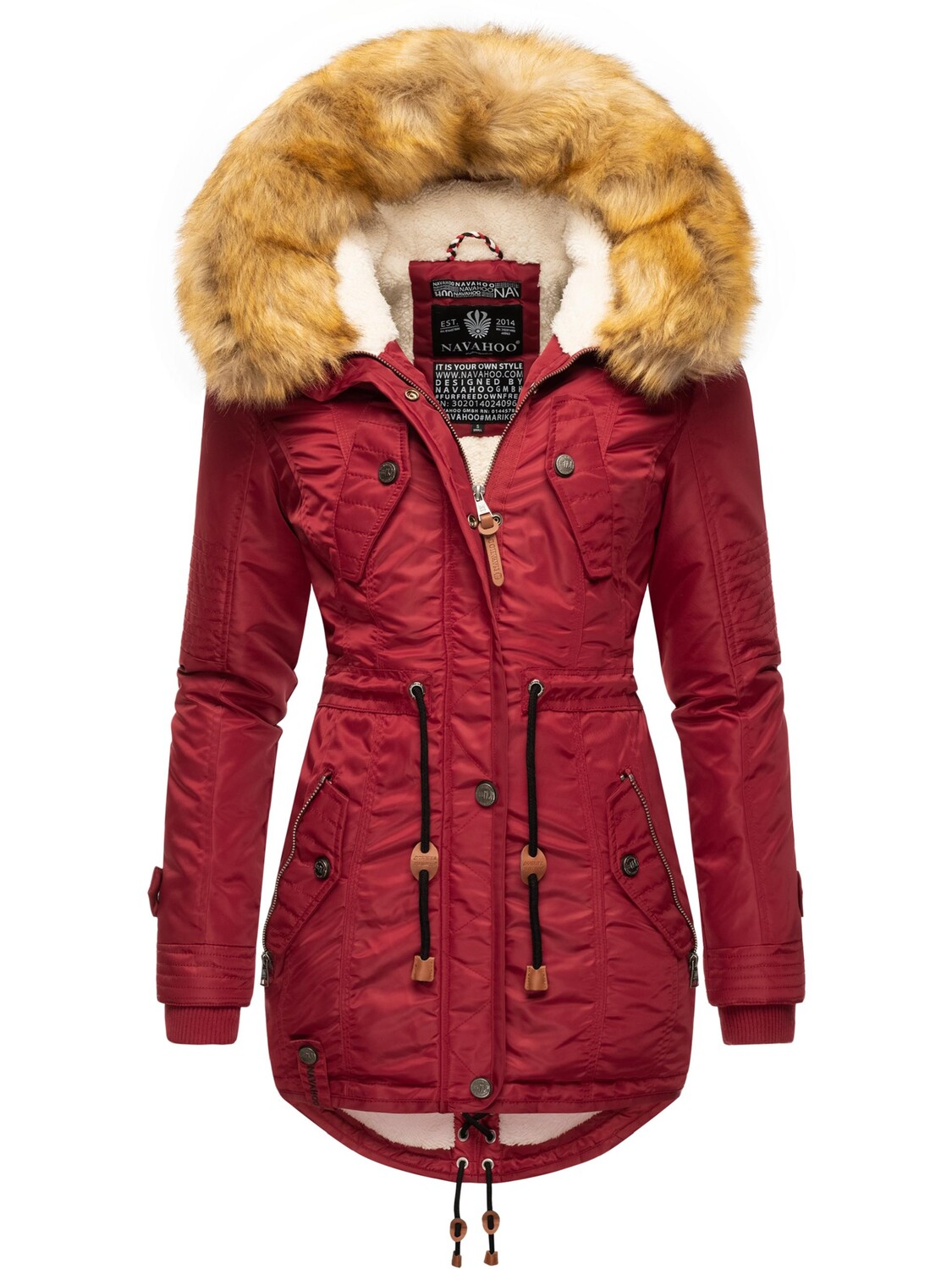 

Пуховик Navahoo La Viva, цвет Dark Red