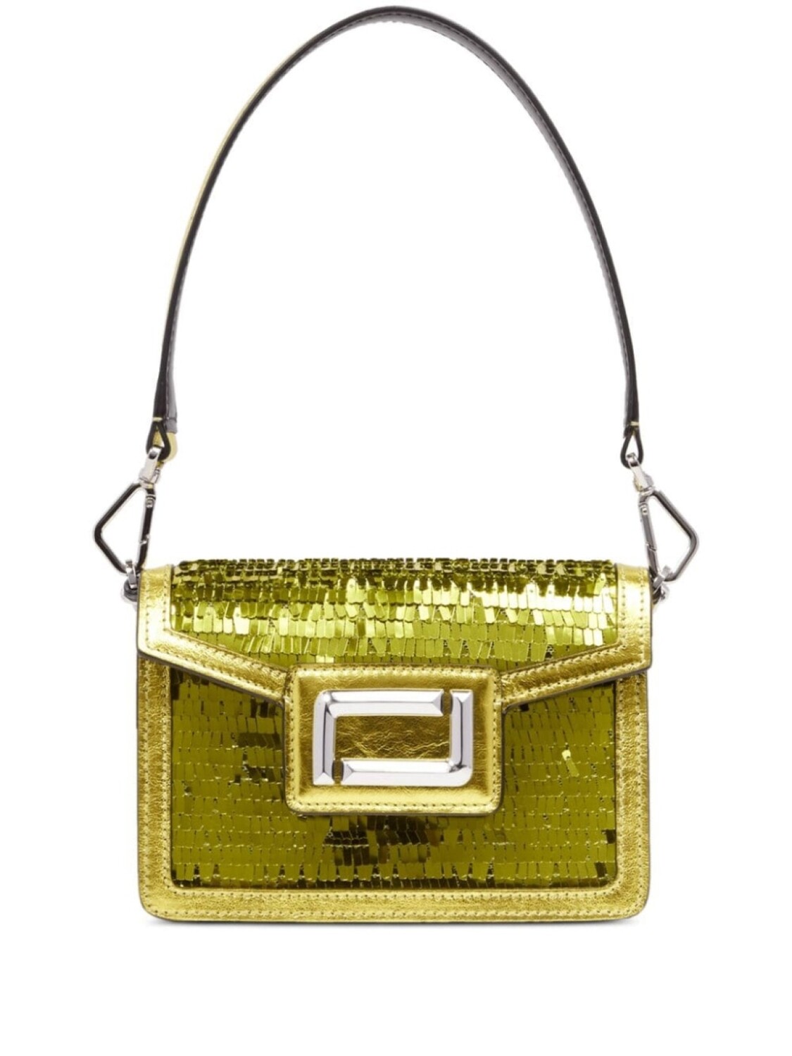 

Мини-сумка Angele De с пайетками Lancel, зеленый