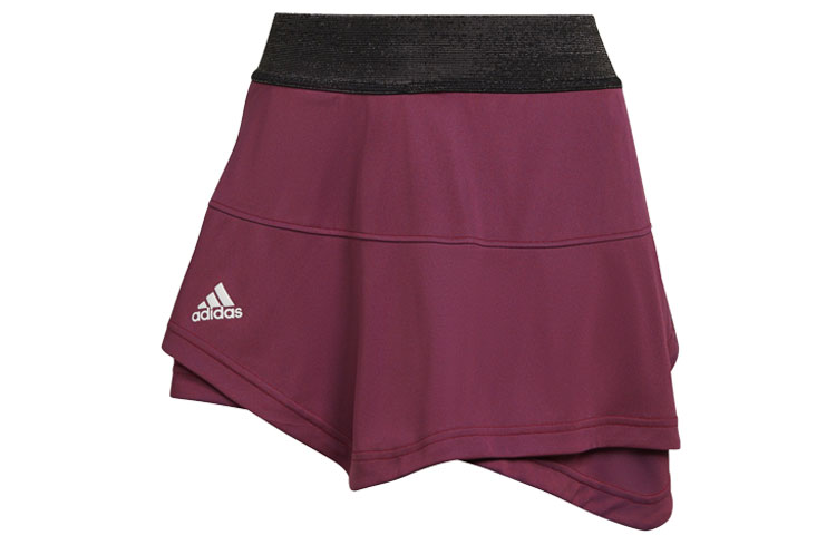 

Женская повседневная короткая юбка Adidas цвета тёмного красного дерева с фиолетовым оттенком