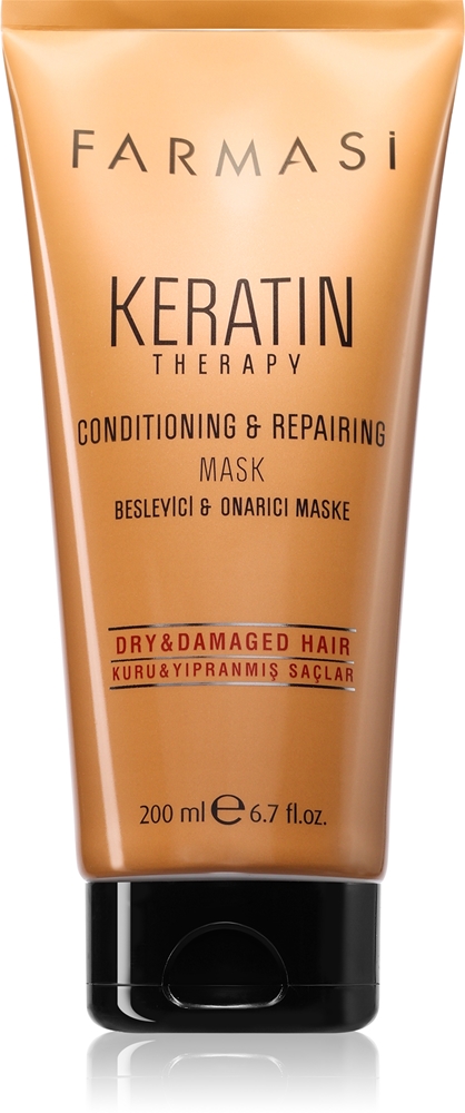 

Кератиновая маска для волос с кератиновой терапией Farmasi, 200 мл