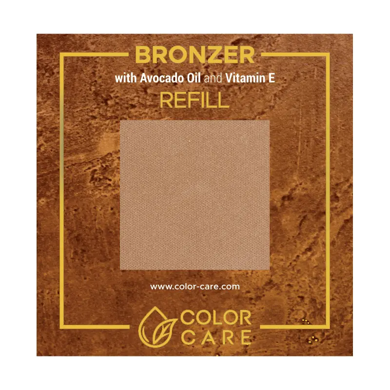 

Матовый веганский бронзатор - сменный блок - 02 Color Care Frosty, 8 гр