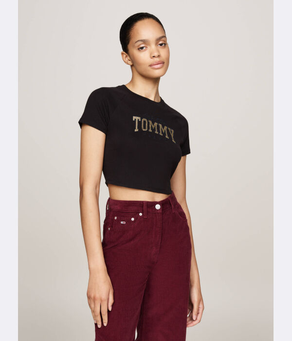

Футболки Cropped fit Tommy Jeans, черный