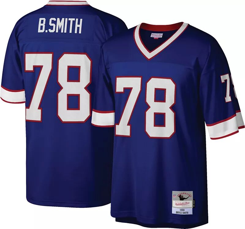 

Мужская майка Mitchell & Ness Buffalo Bills Bruce Smith #78 1990 года.