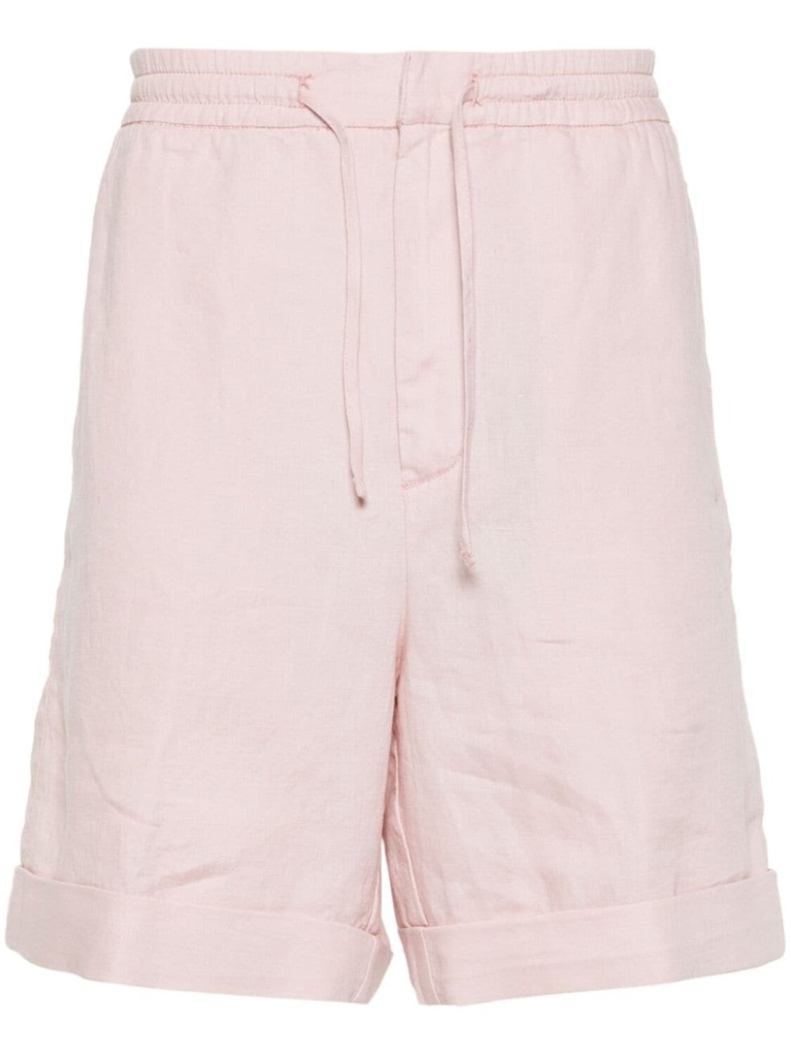 

Canali льняные шорты-бермуды, розовый