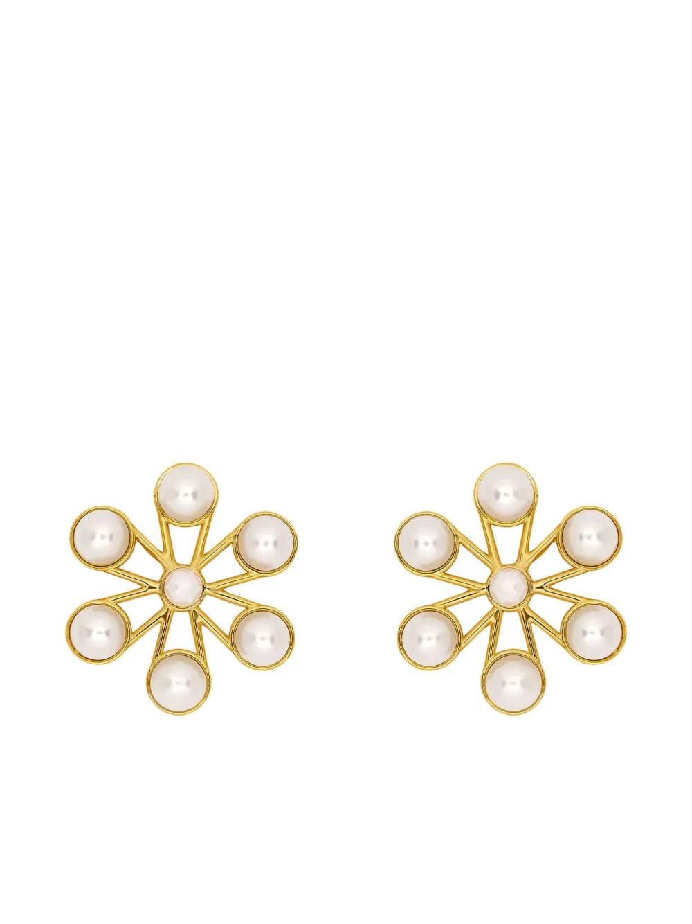 

Серьги геометричной формы Oscar de la Renta, золотой