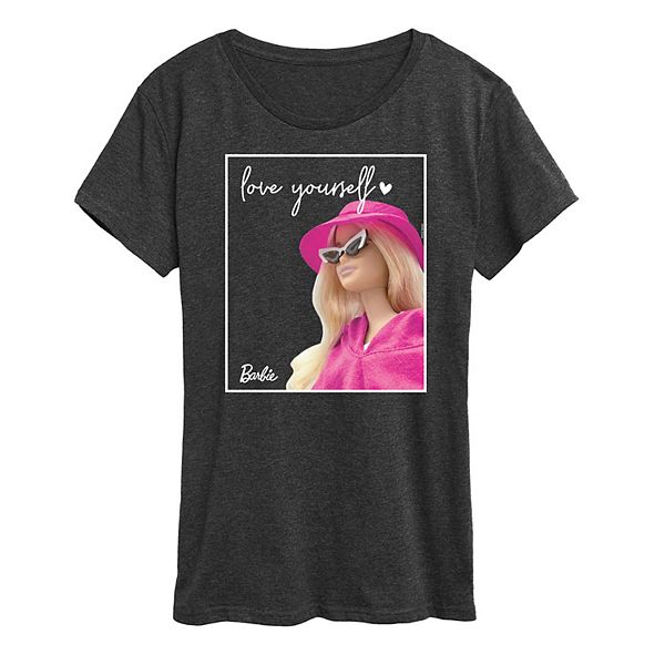 

Футболка Women's love yourself Barbie, Heather Charcoal, Черный, Футболка Women's love yourself Barbie, Heather Charcoal