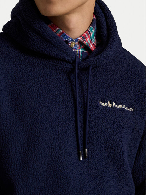 Флисовая куртка relaxed fit 710981779001 Polo Ralph Lauren, синий — фото 4