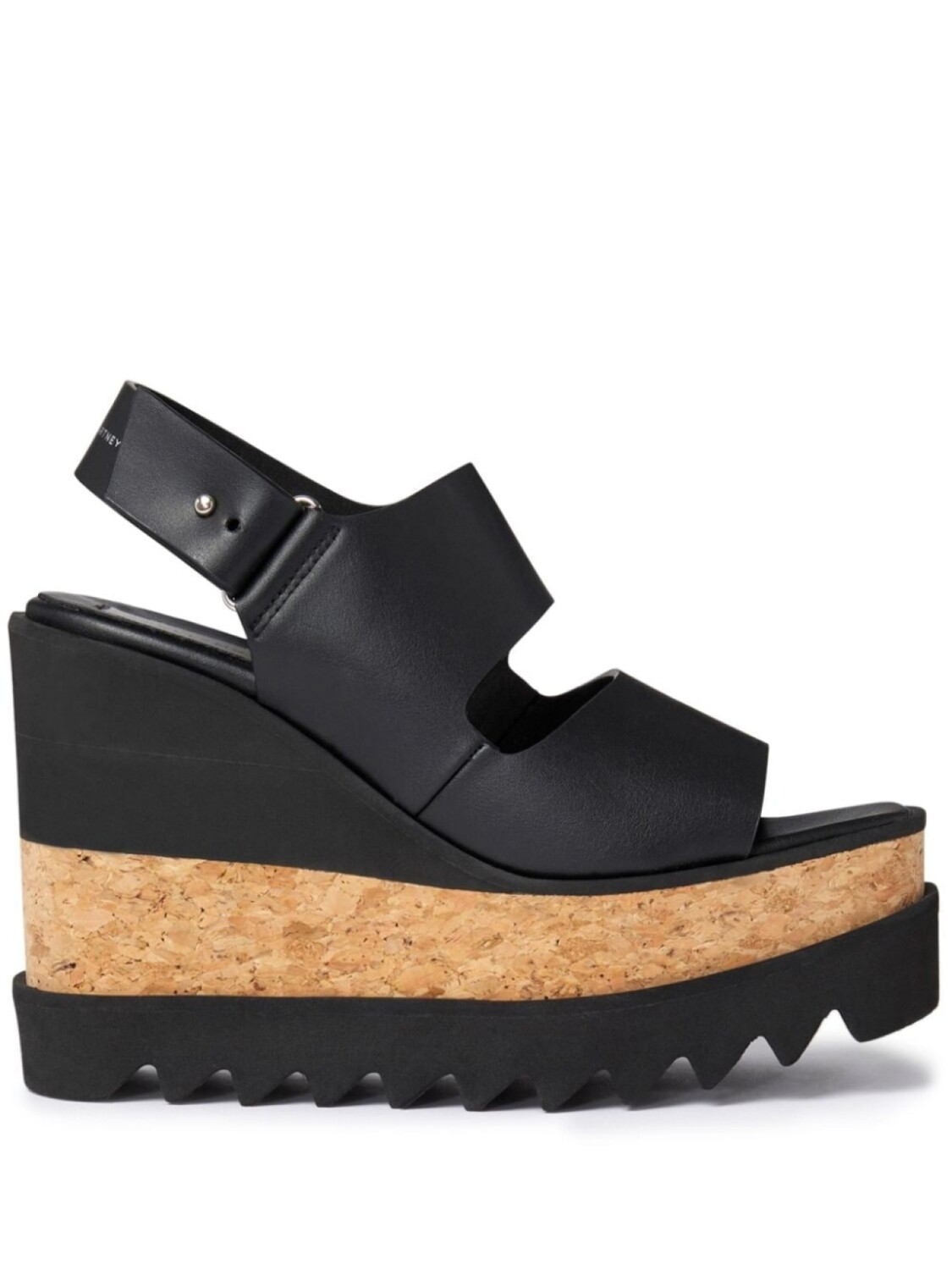 

Stella McCartney босоножки Sneak-Elyse на танкетке, черный