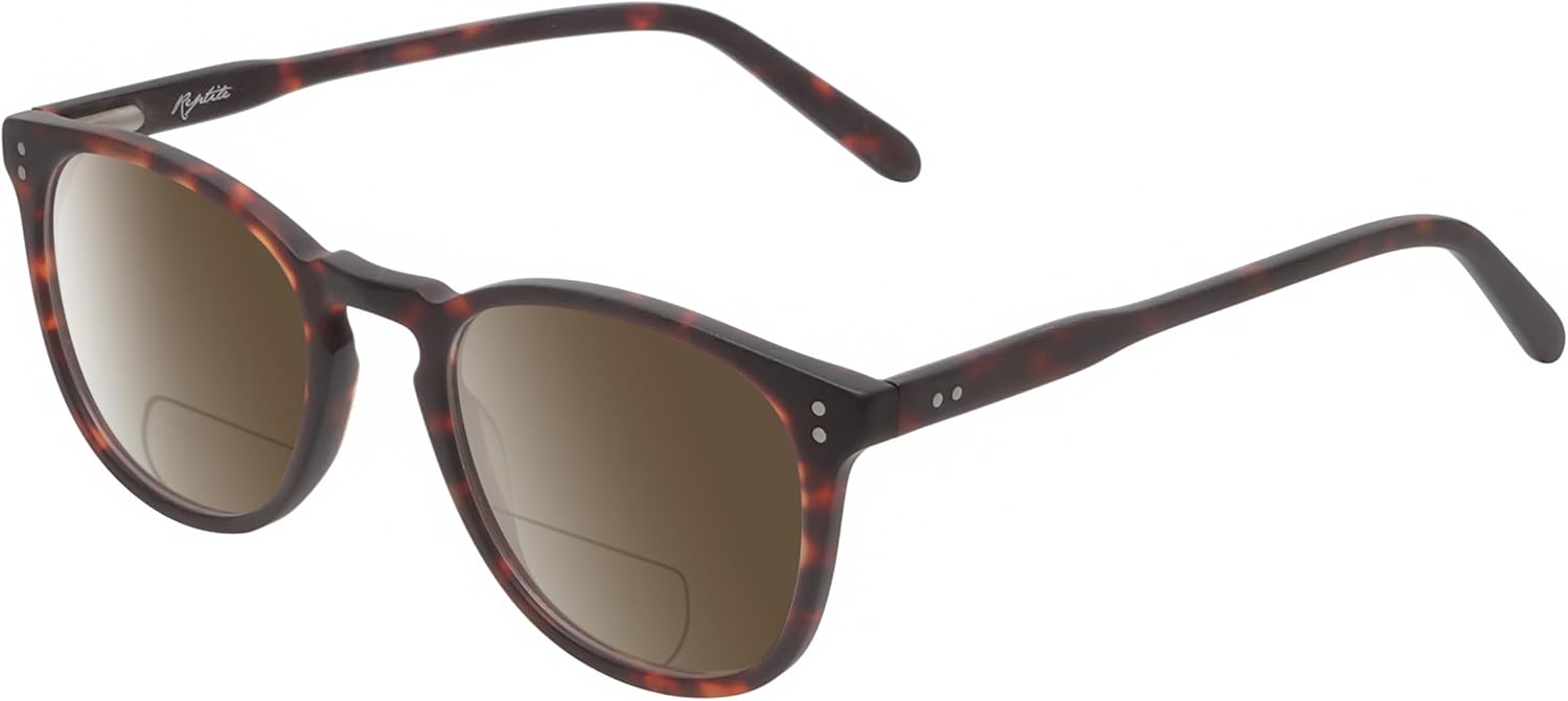 

Поляризованные бифокальные солнцезащитные очки Larachelus для чтения, мужские и женские, с защитой от УФ-излучения, для вождения, тонированные Reptile, Matte Tortoise Havana/Polarized Amber Brown