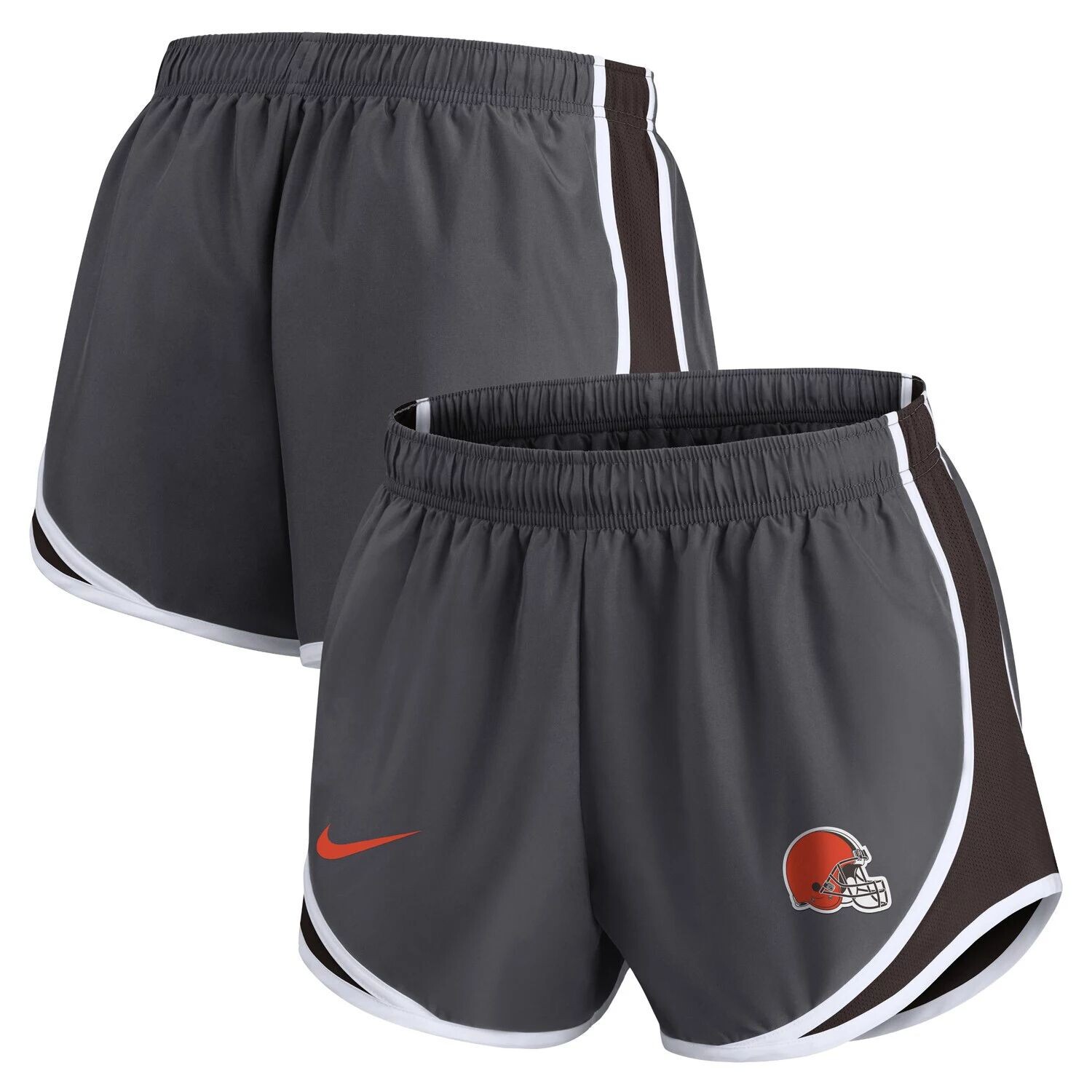 

Женские темно-серые шорты Nike Cleveland Browns с логотипом Performance Tempo Nike