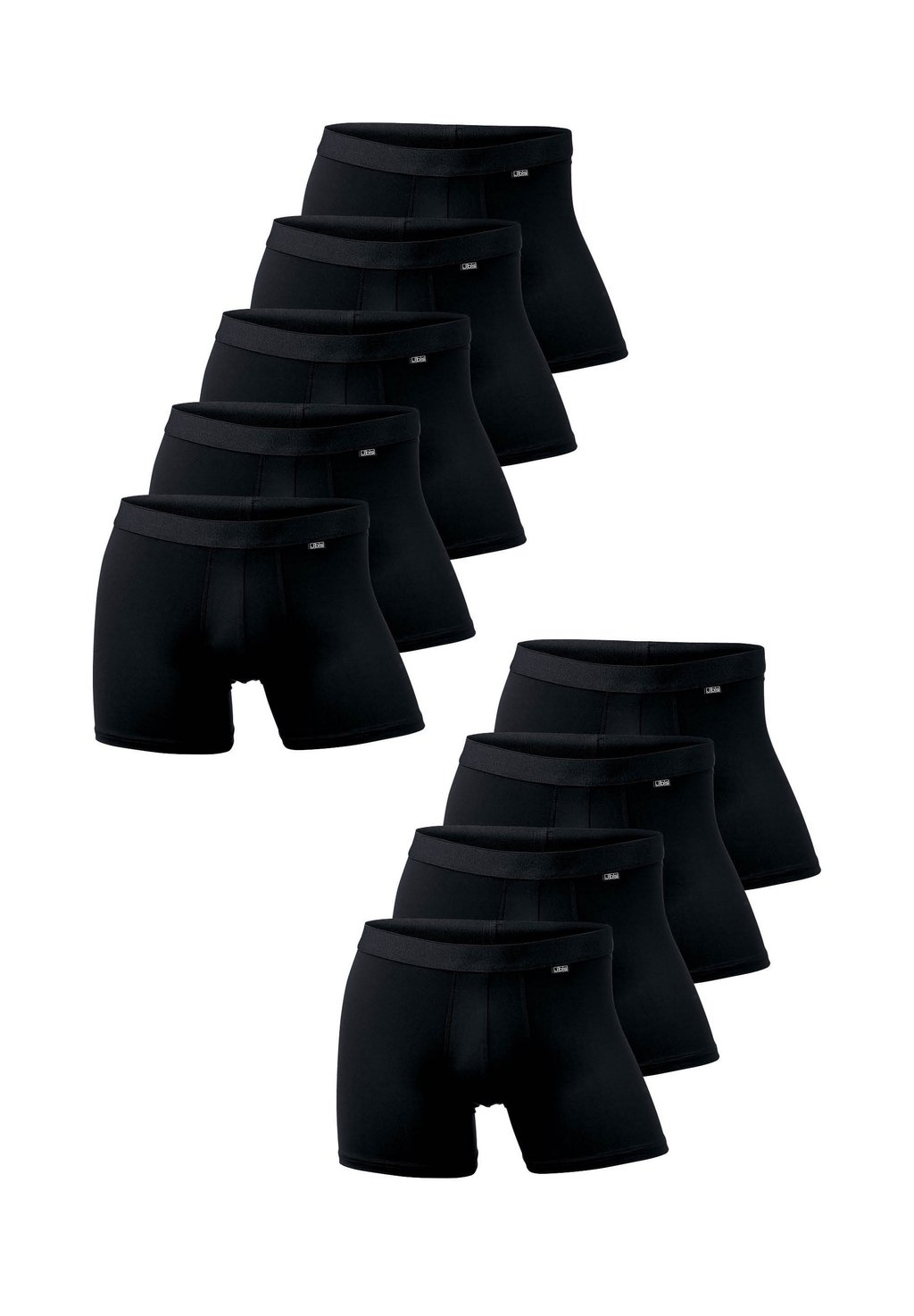 

Трусы 9-PACK MICROFIBER JBS, черный