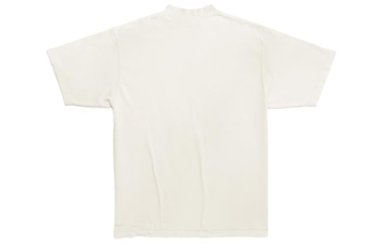 Футболка Balenciaga Est. 1917 Crest Logo T-shirt 'White', белый — фото 2