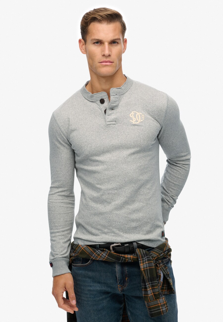 

Футболка Superdry Vintage Athletic Grandad, Light grey