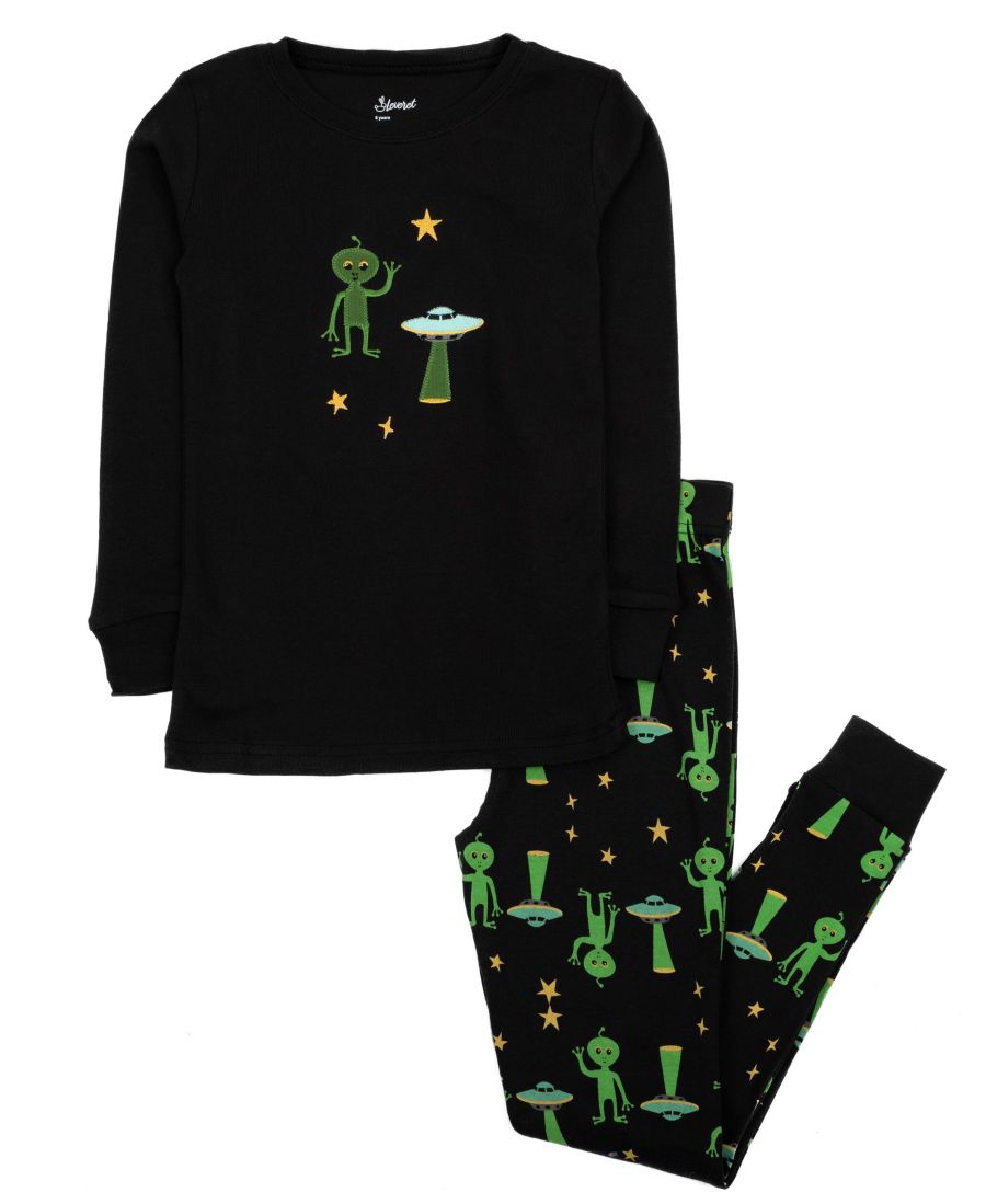 

Детская хлопковая пижама из двух частей на Хэллоуин Leveret, Alien
