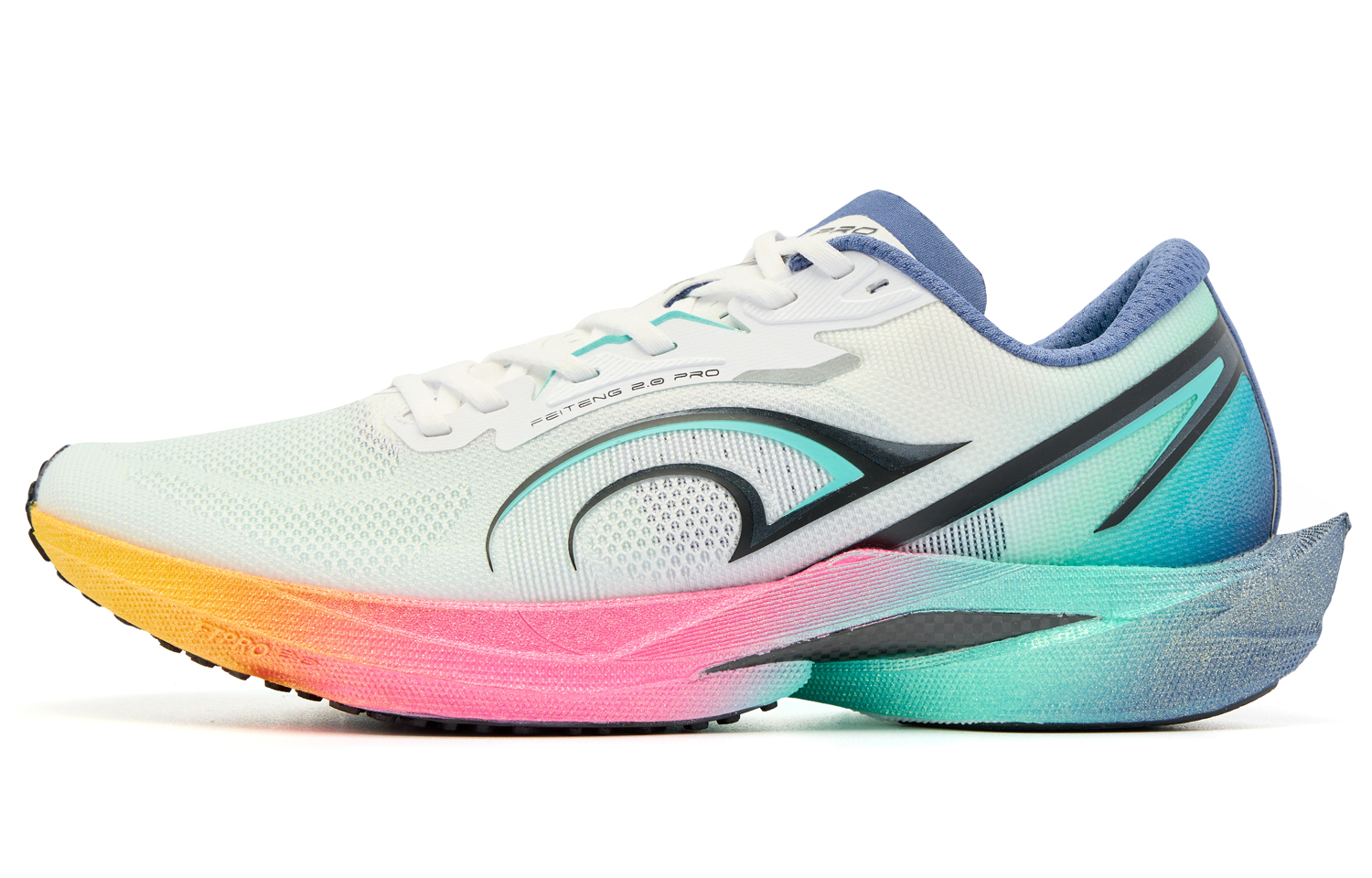 

QIAODAN Кроссовки Feiteng 2 PRO мужские низкие Jordan White Mars Green