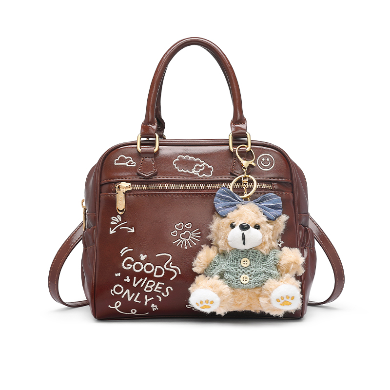 

Disney Микки рюкзак из полиуретана женский розовый/экрю/коричневый, Brown