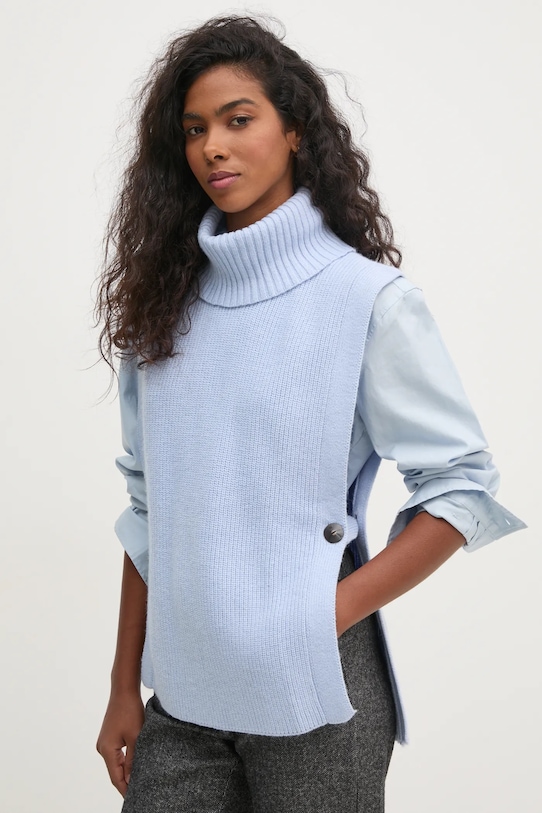 

Жилет с добавлением шерсти Pedro Del Hierro, синий