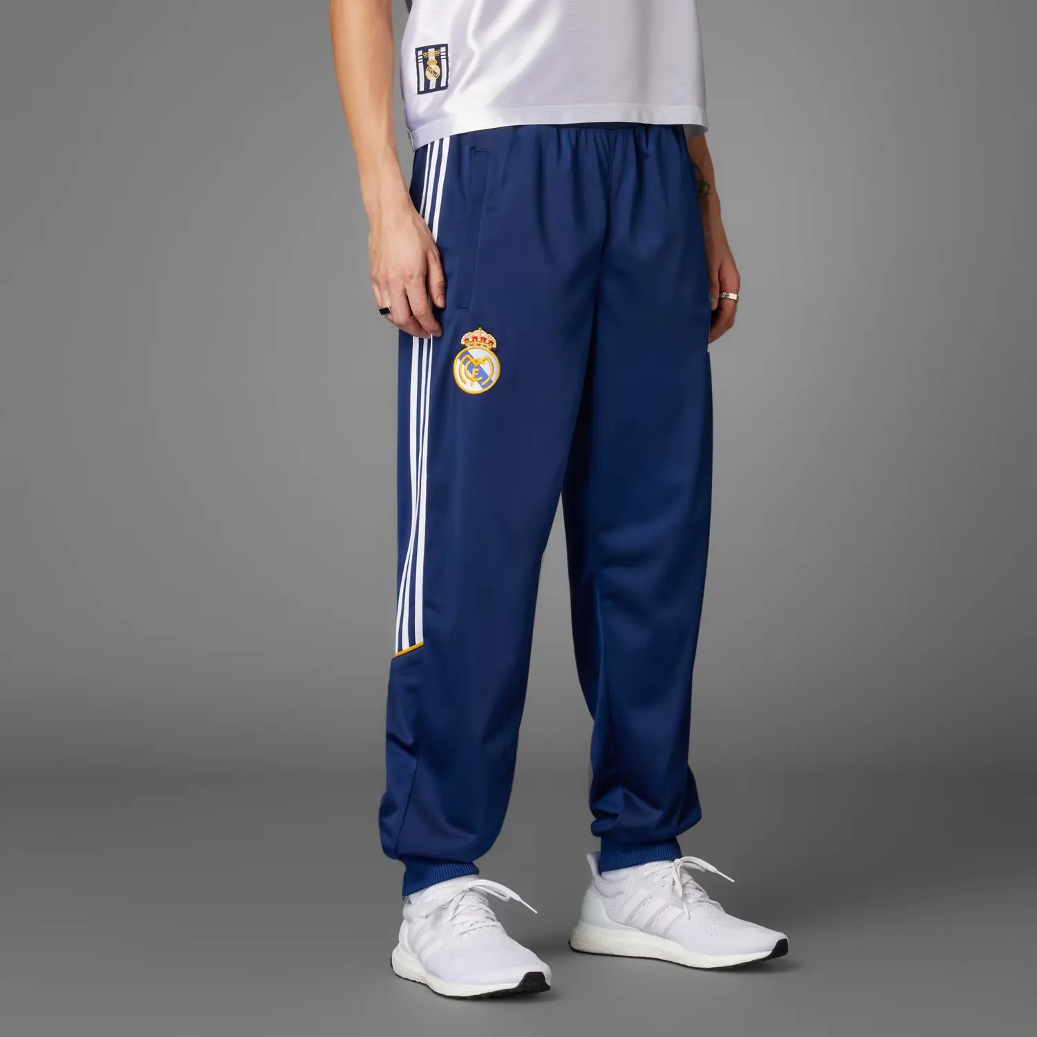 Тренировочные штаны real madrid 99/00 Adidas, темно-синий — фото 4
