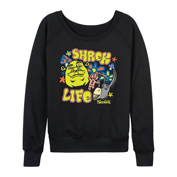 

Женская футболка с длинным рукавом Shrek Life из френч терри Dreamworks