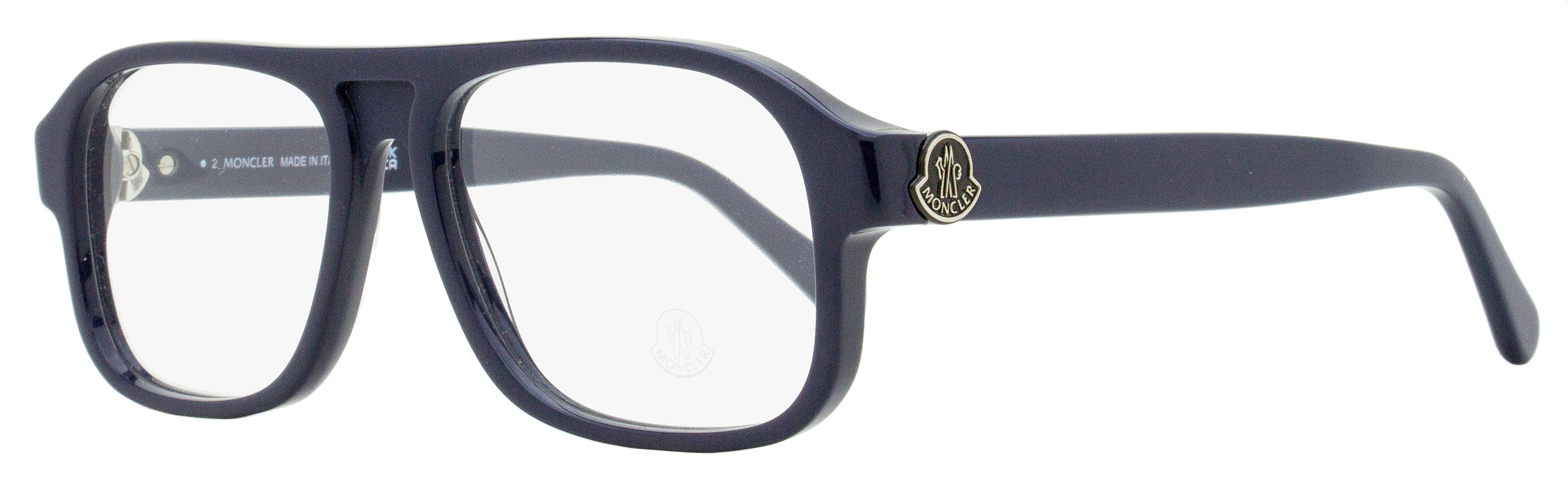 

Moncler Мужские прямоугольные очки ML5198 090 Синие 54 мм