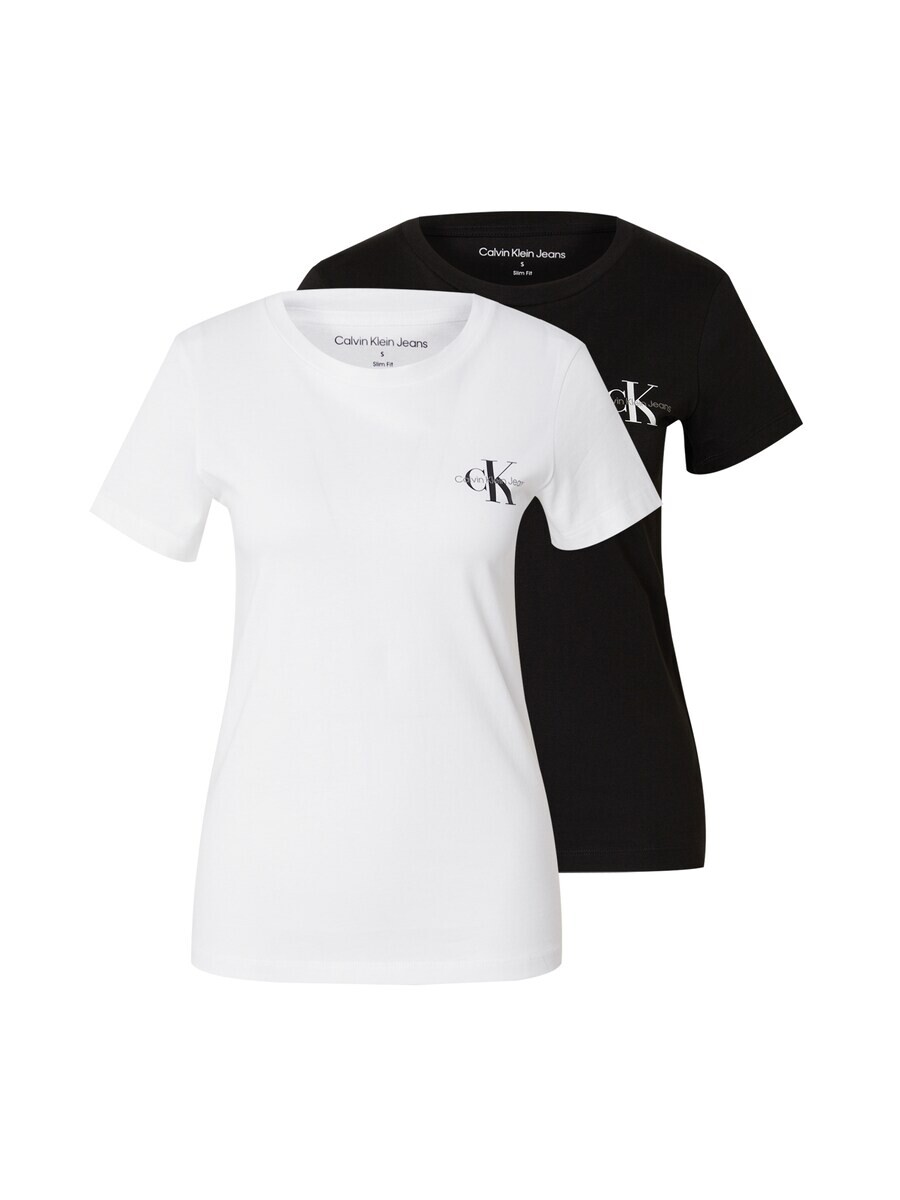 

Футболка Calvin Klein Jeans Shirt, черный/белый