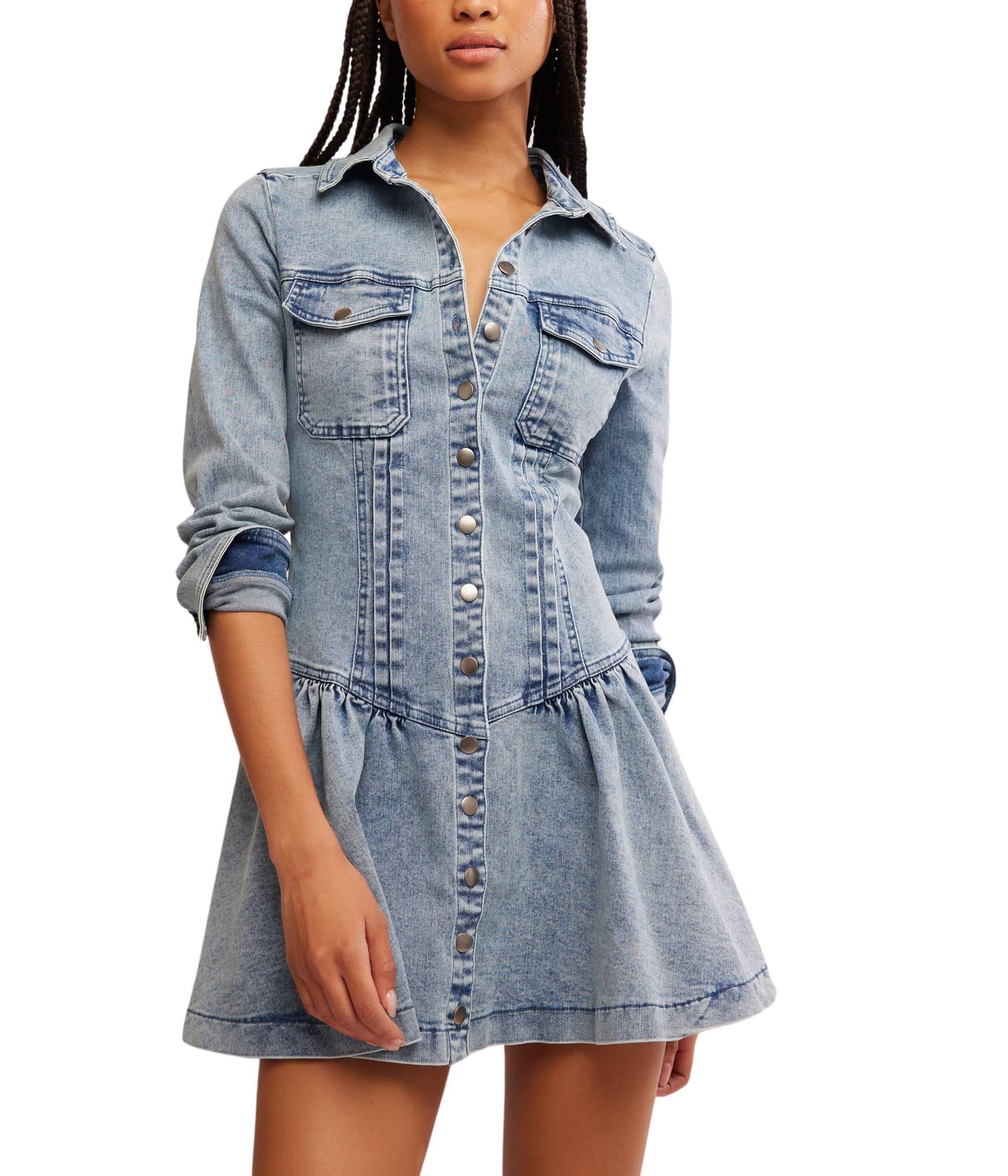 

Платье Free People Roadhouse Mini, On The Road Rinse