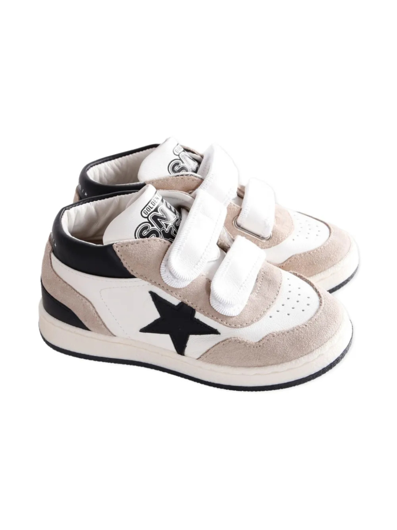 

Golden Goose Kids декорированные кроссовки June, белый