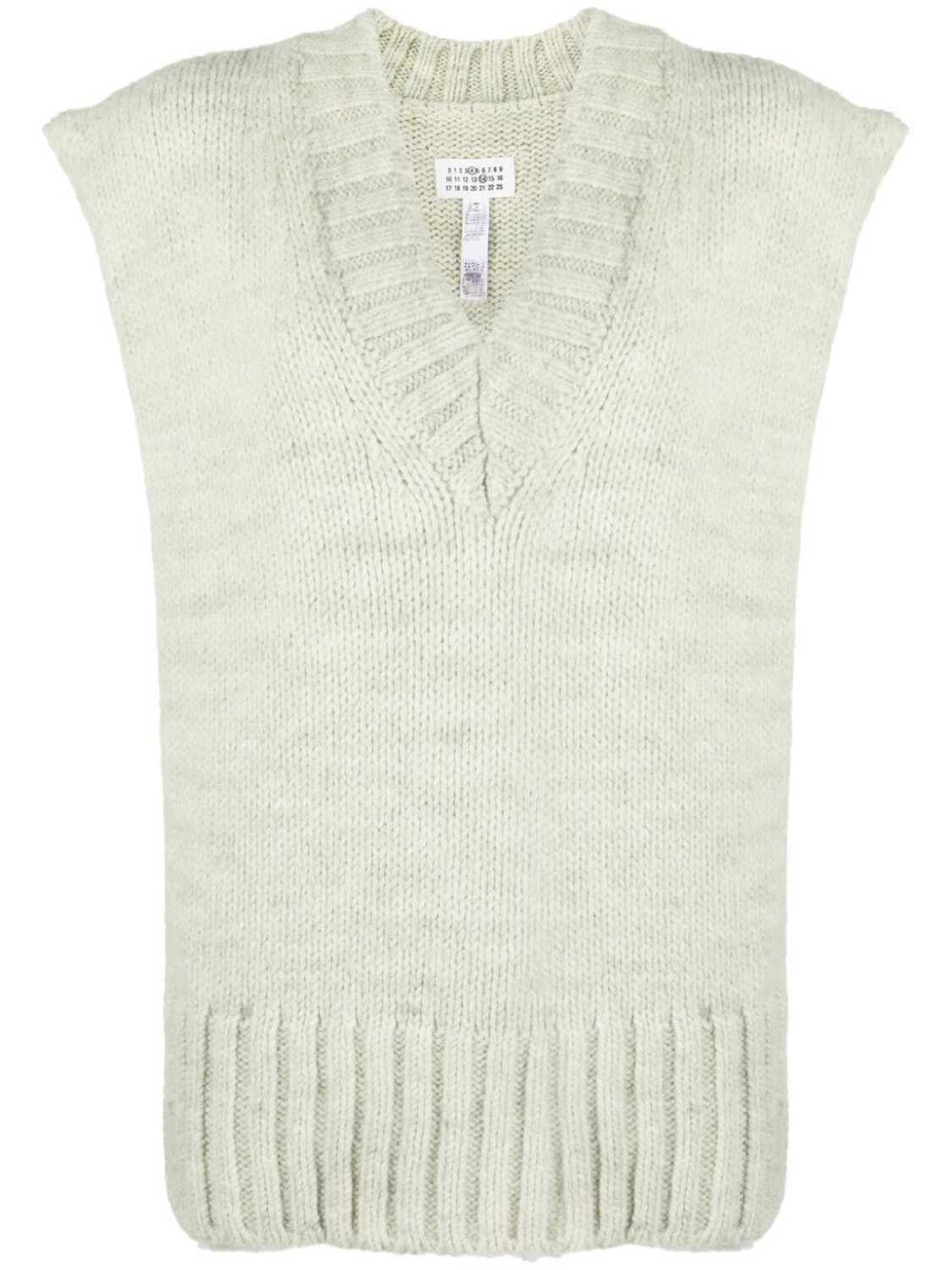

Maison Margiela трикотажный топ Botanical Dye, зеленый