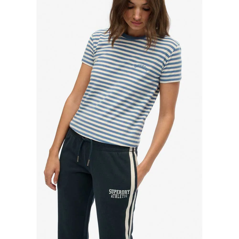 Спортивные брюки Superdry Athletic Stripe Flare, черный — фото 3