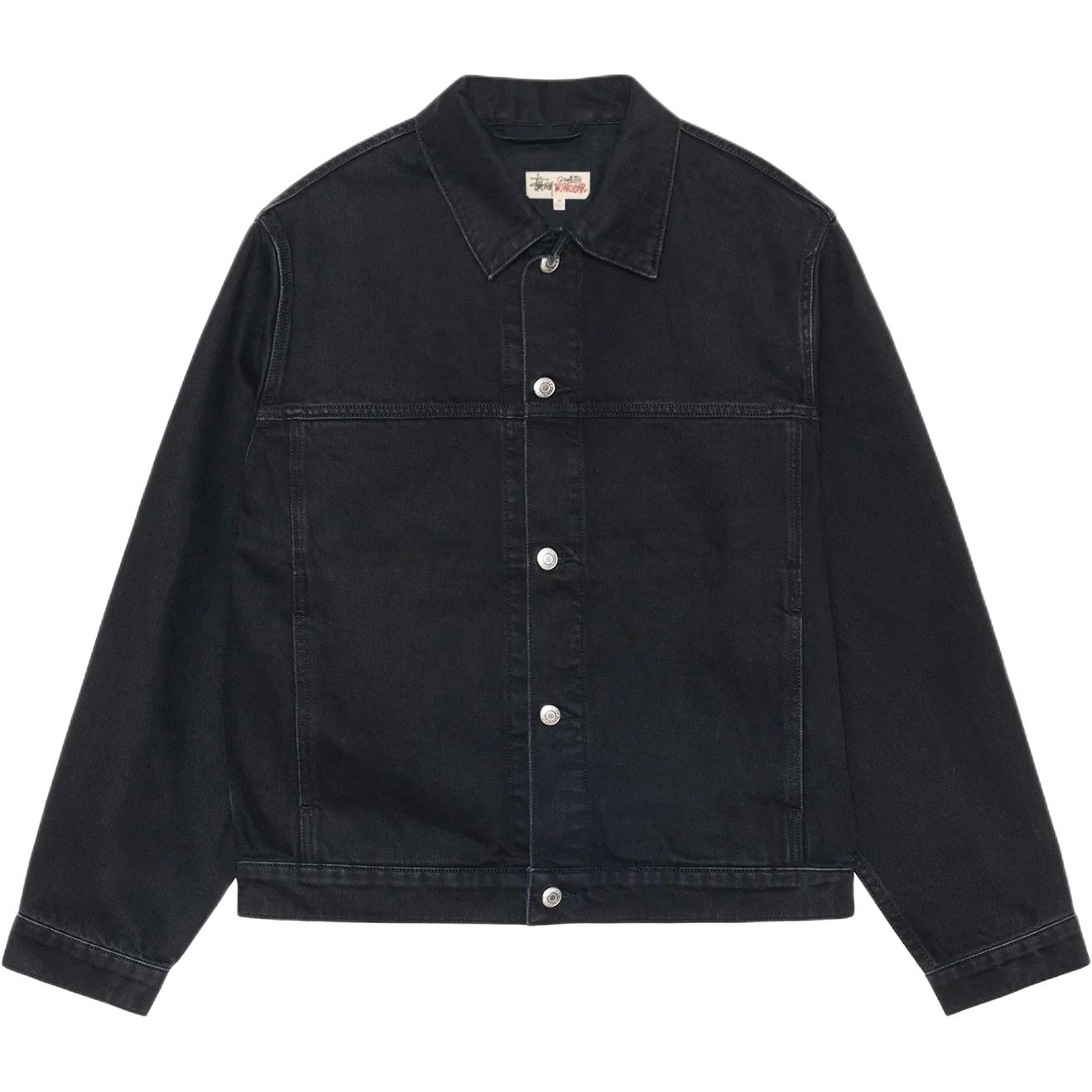 

Джинсовая куртка Trucker Stussy, Rinsed Indigo