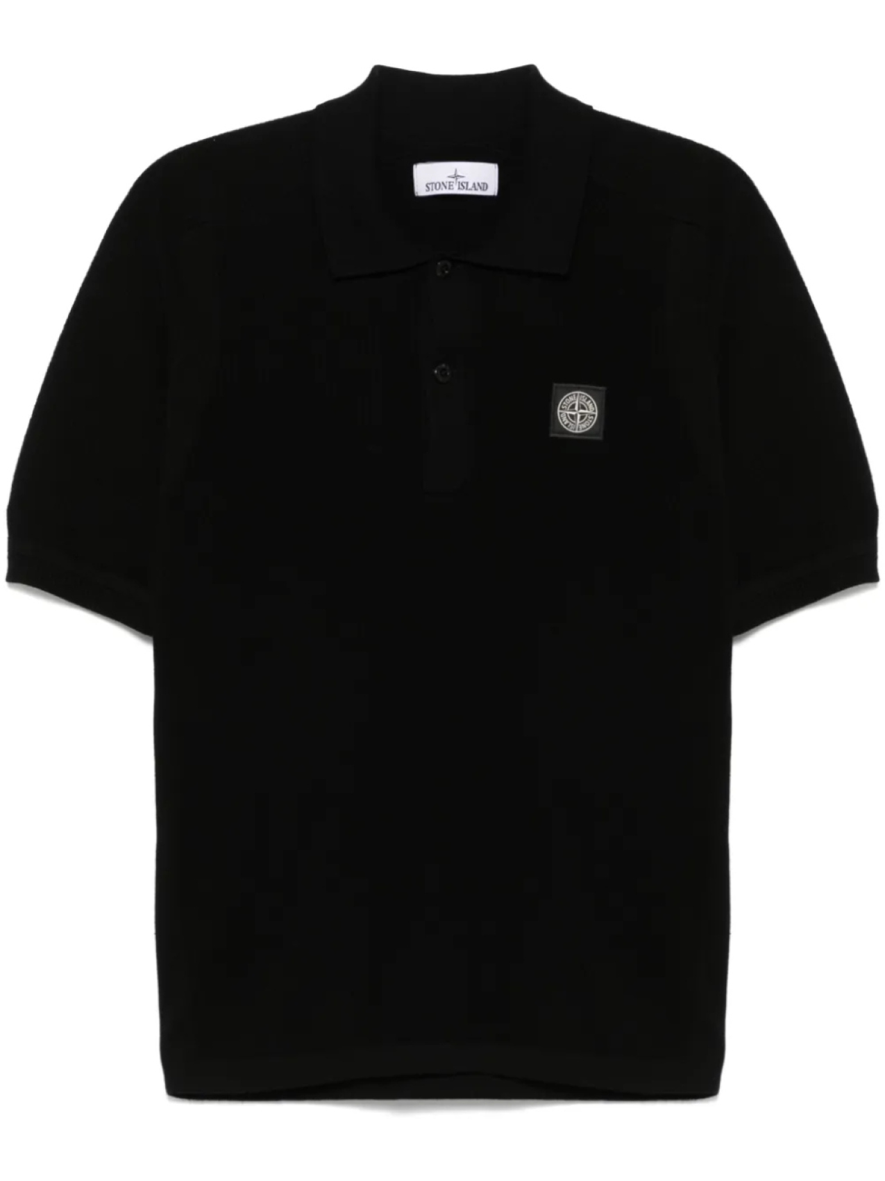 

Рубашка поло с нашивкой Compass Stone Island, черный