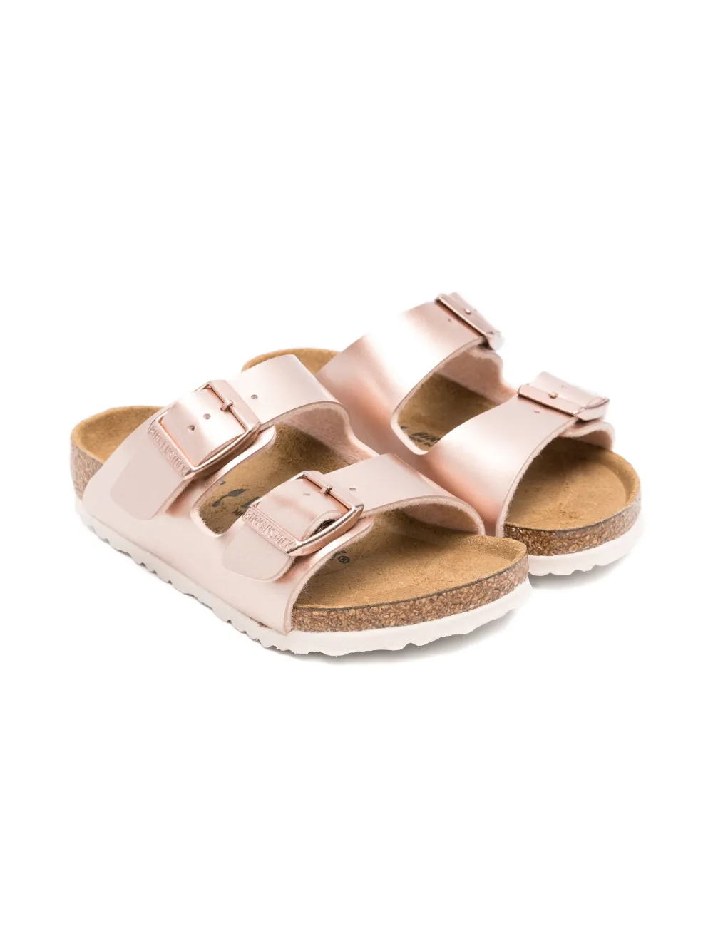 

Сандалии Arizona с пряжками Birkenstock Kids, розовый