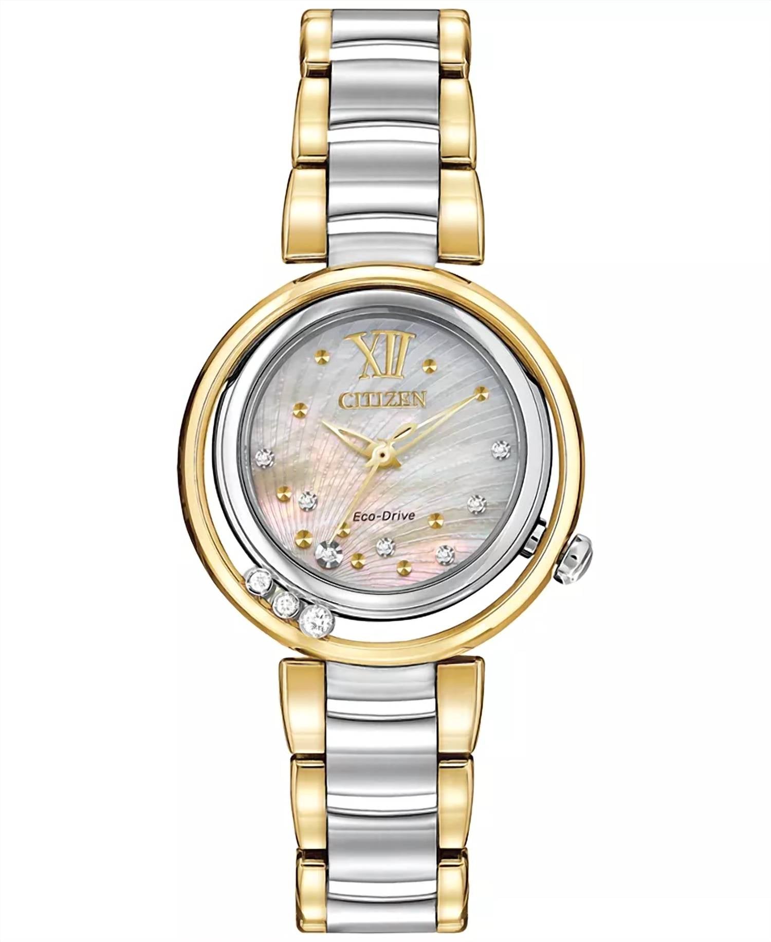 

Женские часы Eco-Drive L Series в цвете Sunrise Diamond Citizen