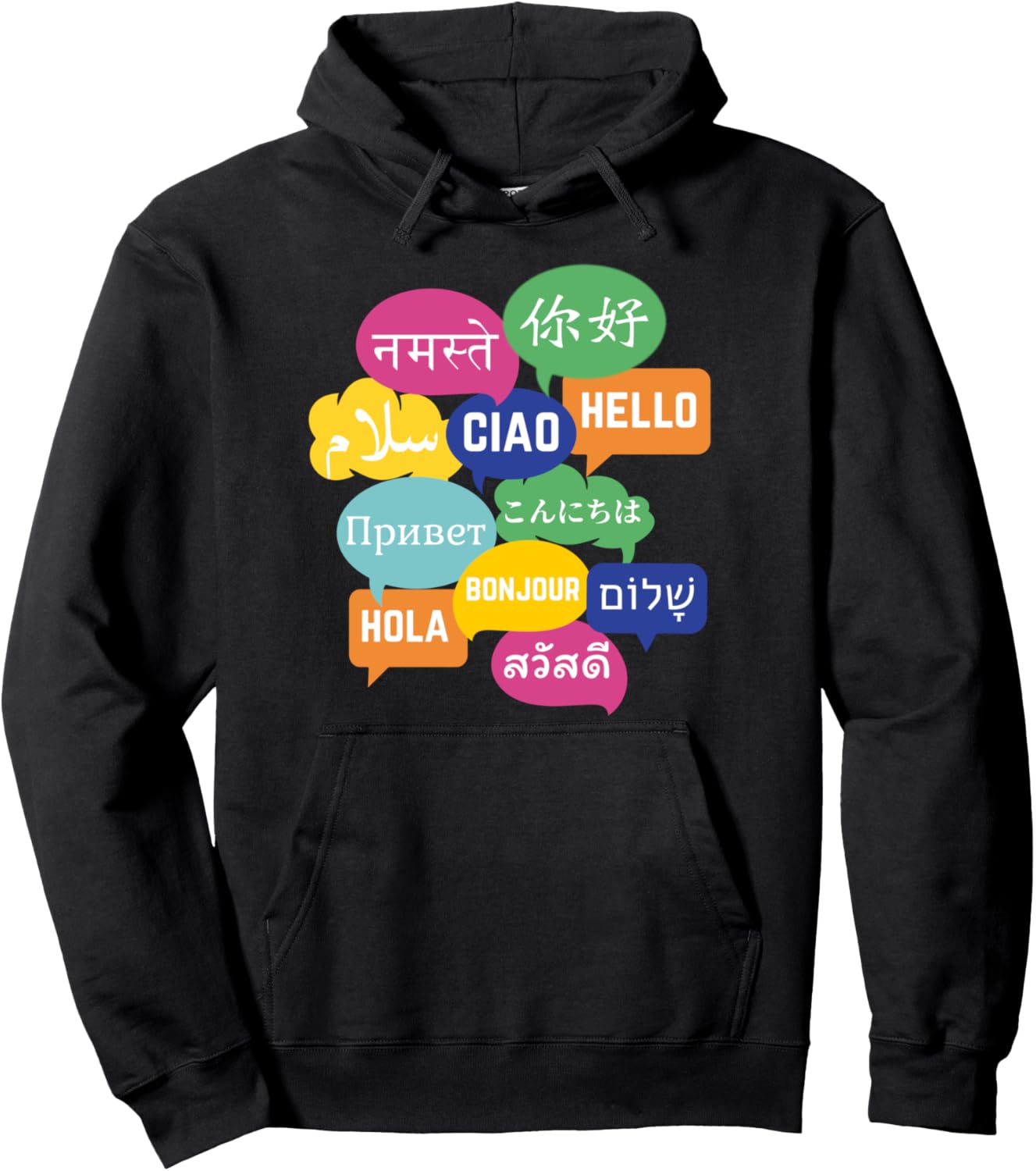 

Красочные многоязычные речевые облачка, Современная цветовая палитра, Многоязычная толстовка Hello Polyglot, черная A Gift For Translators, Черный, Красочные многоязычные речевые облачка, Современная цветовая палитра, Многоязычная толстовка Hello Polyglot