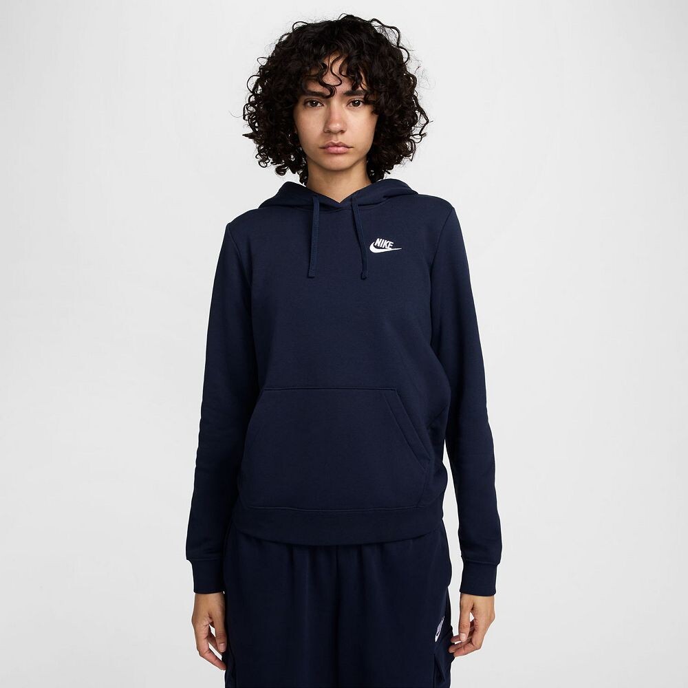 Женская флисовая худи Nike Sportswear Club, темно-синий