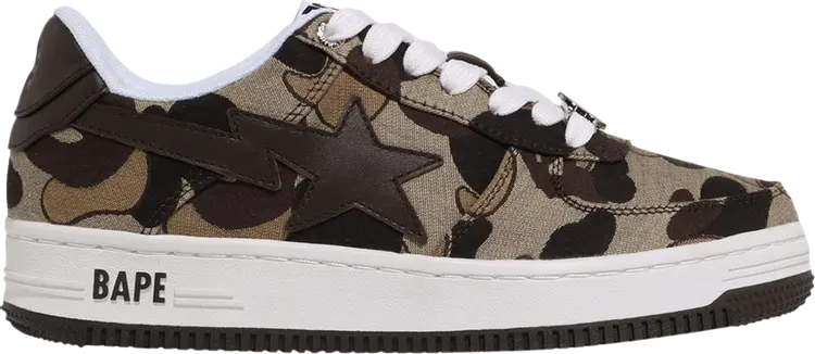 Кроссовки Wmns Bapesta 'Cookie Camo 2 - Brown', коричневый