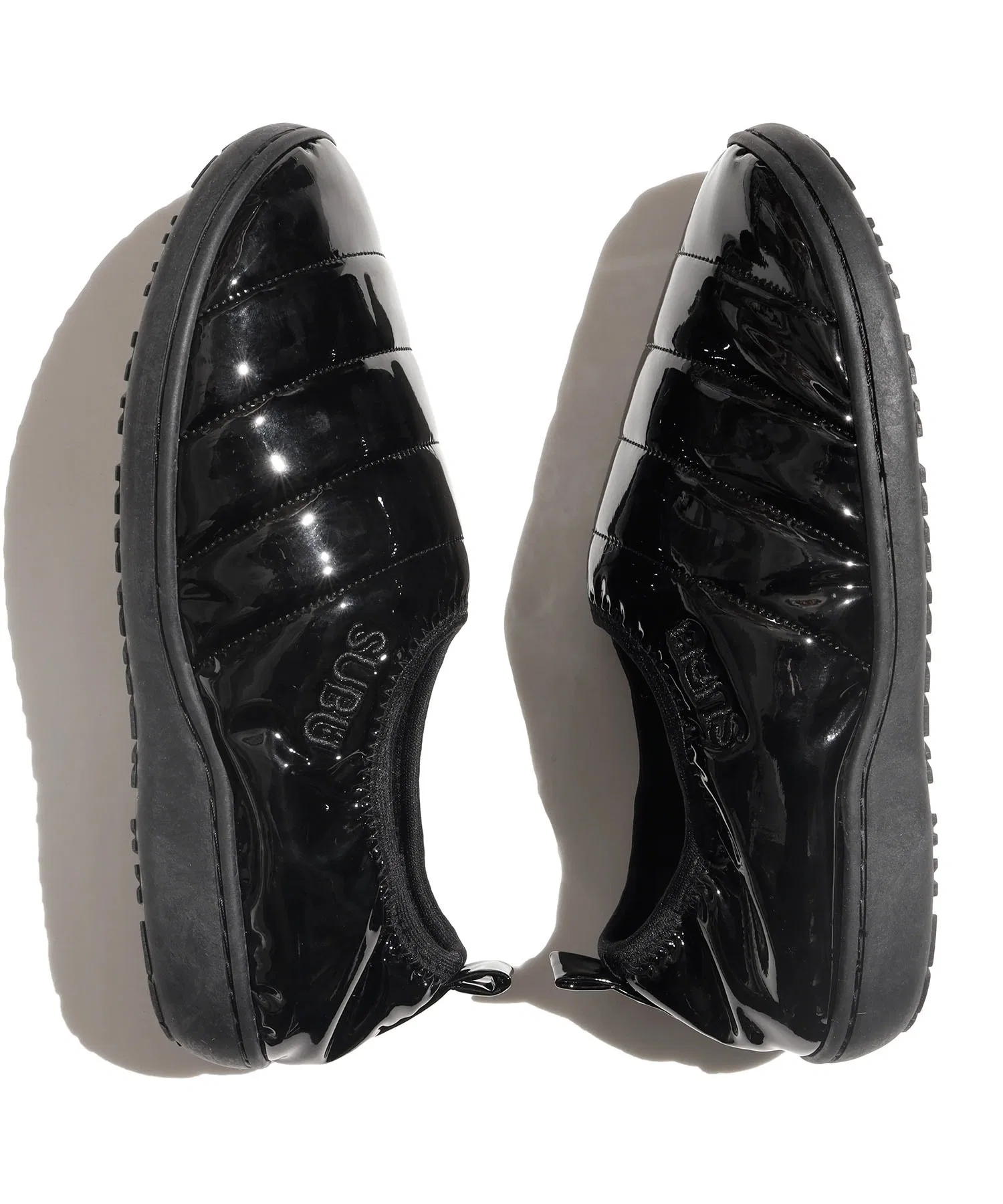 Мужские тапочки SUBU ENAMEL BLACK — фото 3