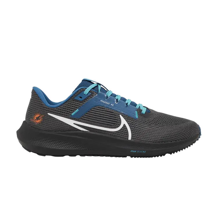 

Кроссовки Nike NFL x Air Zoom Pegasus 40 'Miami Dolphins', черный
