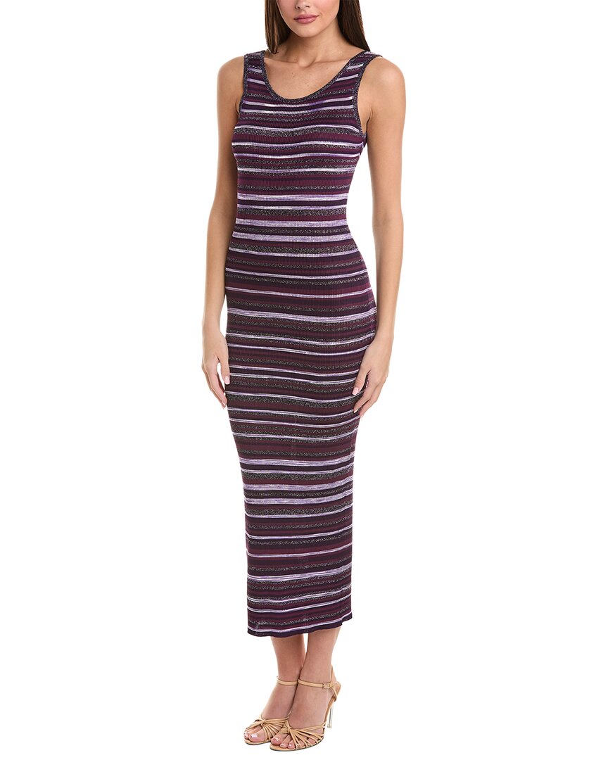 

Платье макси из трикотажа M Missoni, фиолетовый