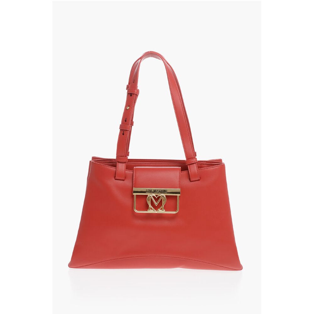 

Красная полиэтиленовая сумка-тоут Moschino, Red