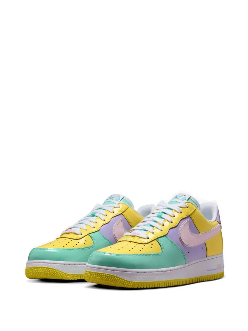 Низкие кроссовки Air Force 1 "Easter" Nike, желтый — фото 2