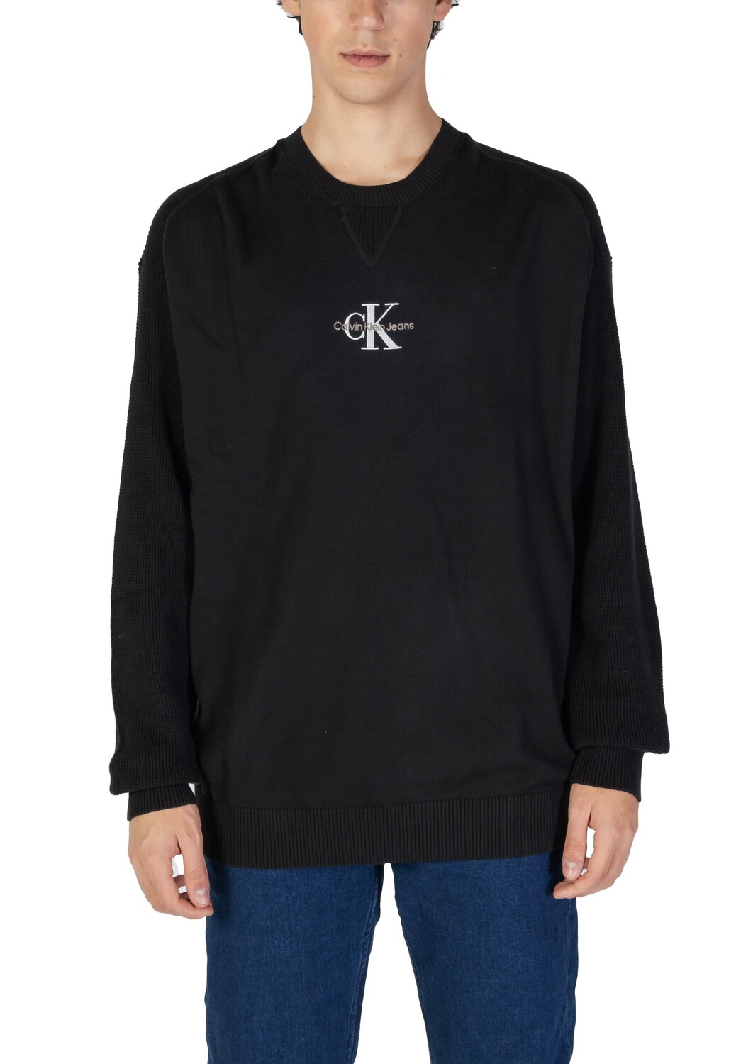 

Джемпер Calvin Klein Jeans с логотипом, черный